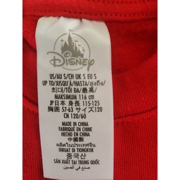 DISNEY kids Mickey Mouse Christmas sweatshirt size small - Picture 4 of 4